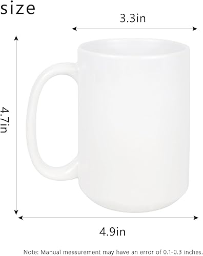 Miniatura 10 de Tazas de café de cerámica en blanco de sublimación de 11 onzas, caja de 36 piezas, tazas de café blancas, taza con revestimiento en blanco, taza