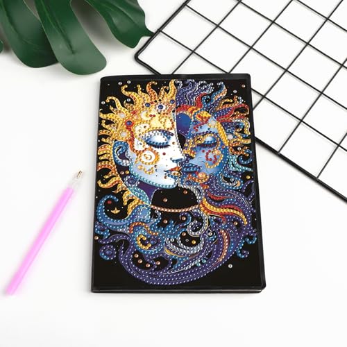Carnet de notes peinture diamant cadeau idéal kit monde enchanté créatif