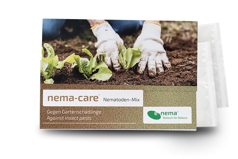 Gemüsebeetschädlinge bekämpfen mit nema-care SF & SC Nematoden | 2 x 10 Mio. für 20 m² | e-nema
