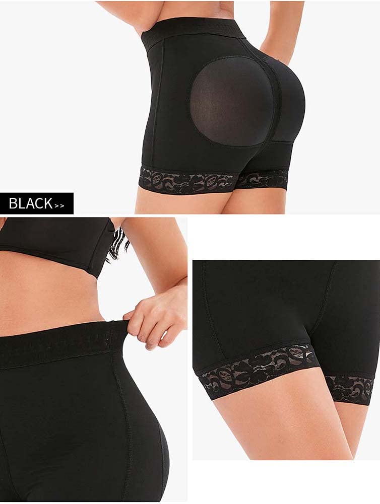 Bragas de Control de Ropa Interior Acolchada a Tope, Bragas de Encaje sin Costuras, Fajas potenciadoras de Cadera para Mujeres y niñas