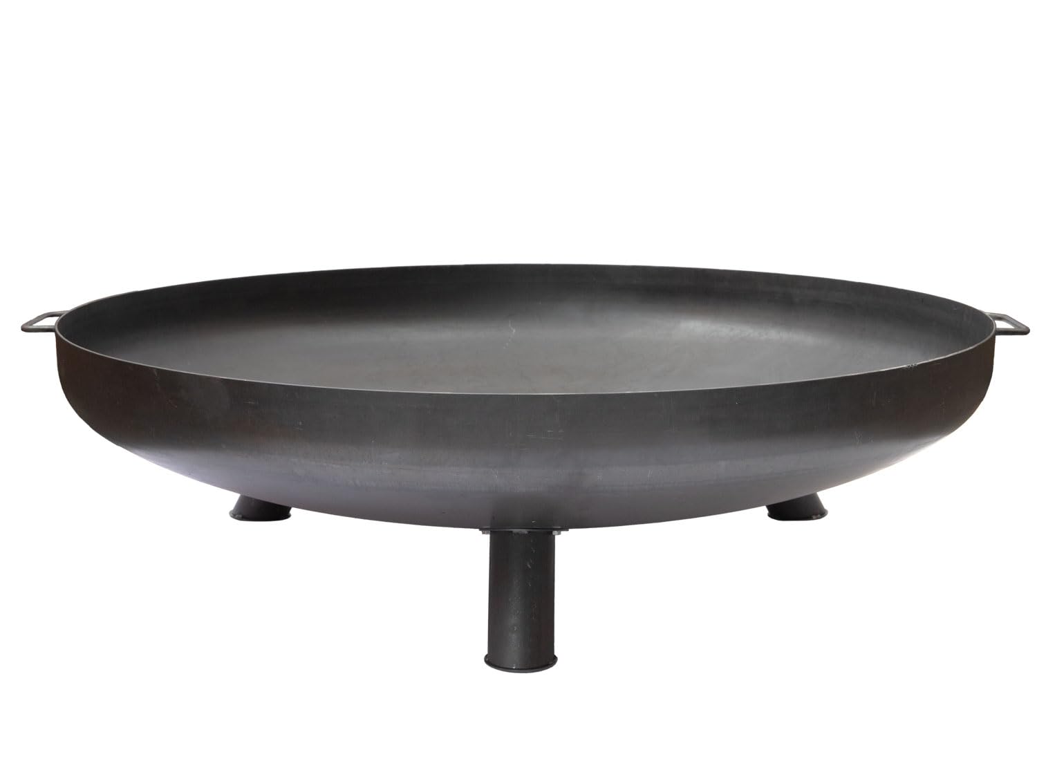 Grillfürst Feuerschale Ø 120 cm aus Stahl - Feuerschale für den Garten oder die Terrasse, massiv, langlebig und hitzebeständig, für Lagerfeuer oder als Kochstelle, Durchmesser 120 cm