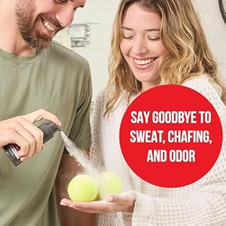 HAPPY NUTS Comfort Powder Spray: Anti Chafing & Mens Deodorant, Aluminum-Free, Sweat and Odor Control for Jock Itch, Groin and Men's Private Parts