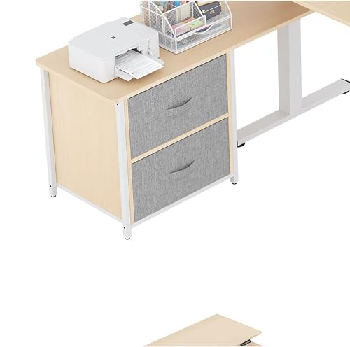 Amazon.com: FLEXISPOT L Shaped Standing Desk with Drawers, Large