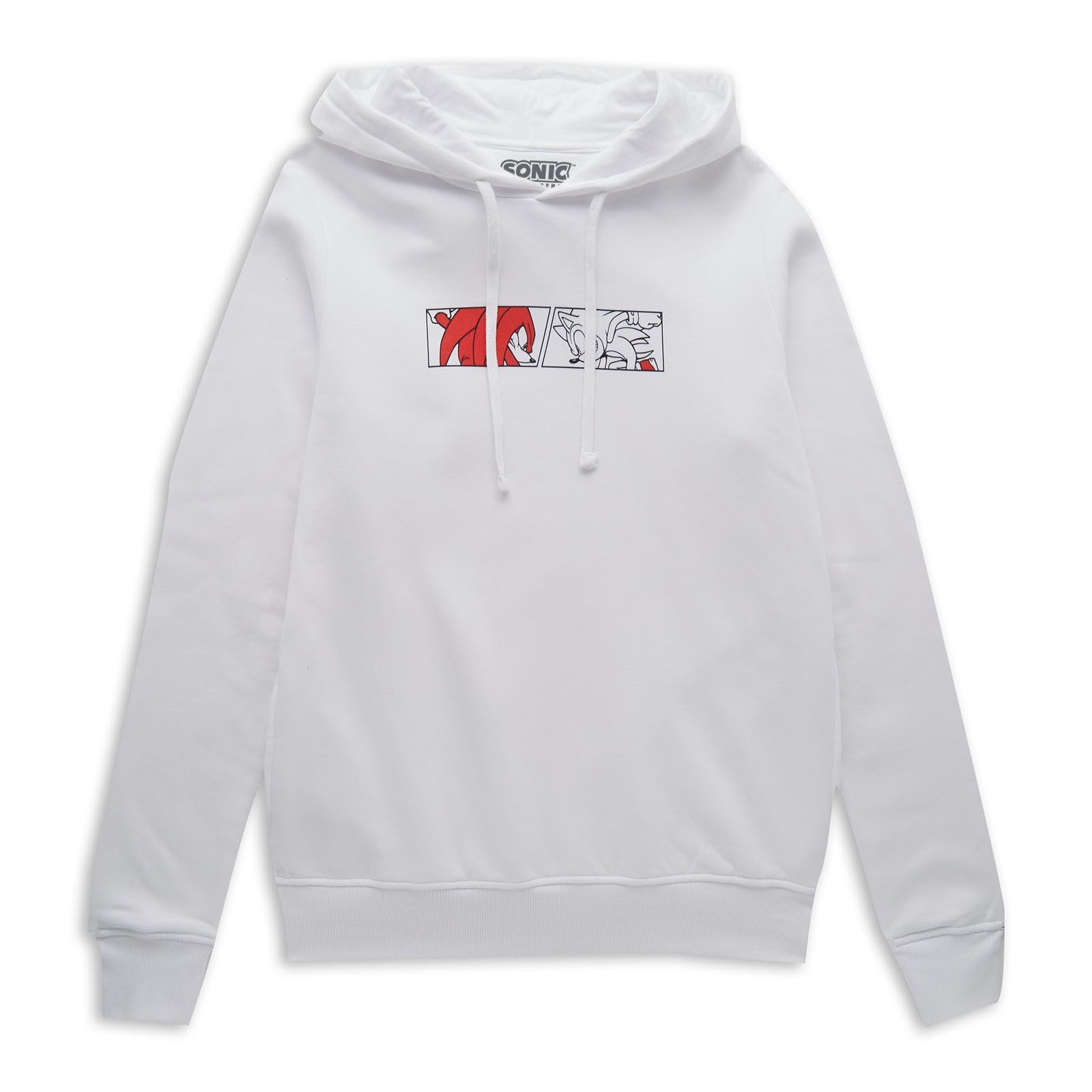 Zavvi Unisex White Sonic The Hedgehog Face Off Hoodie - M