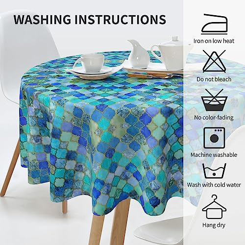 Nappe ronde 152 cm motif pierre nappe de table imperméable