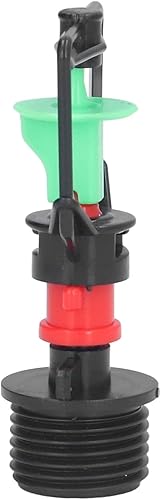 Miniatura 9 de 20 boquillas, rociadores de riego giratorios de 360, boquillas de riego rotativas atomizadas con rosca macho G12 para regar jardines de invernadero