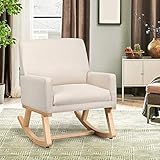 Zoom IMG-1 costway poltrona a dondolo imbottita Zoom IMG-1 costway poltrona a dondolo imbottita