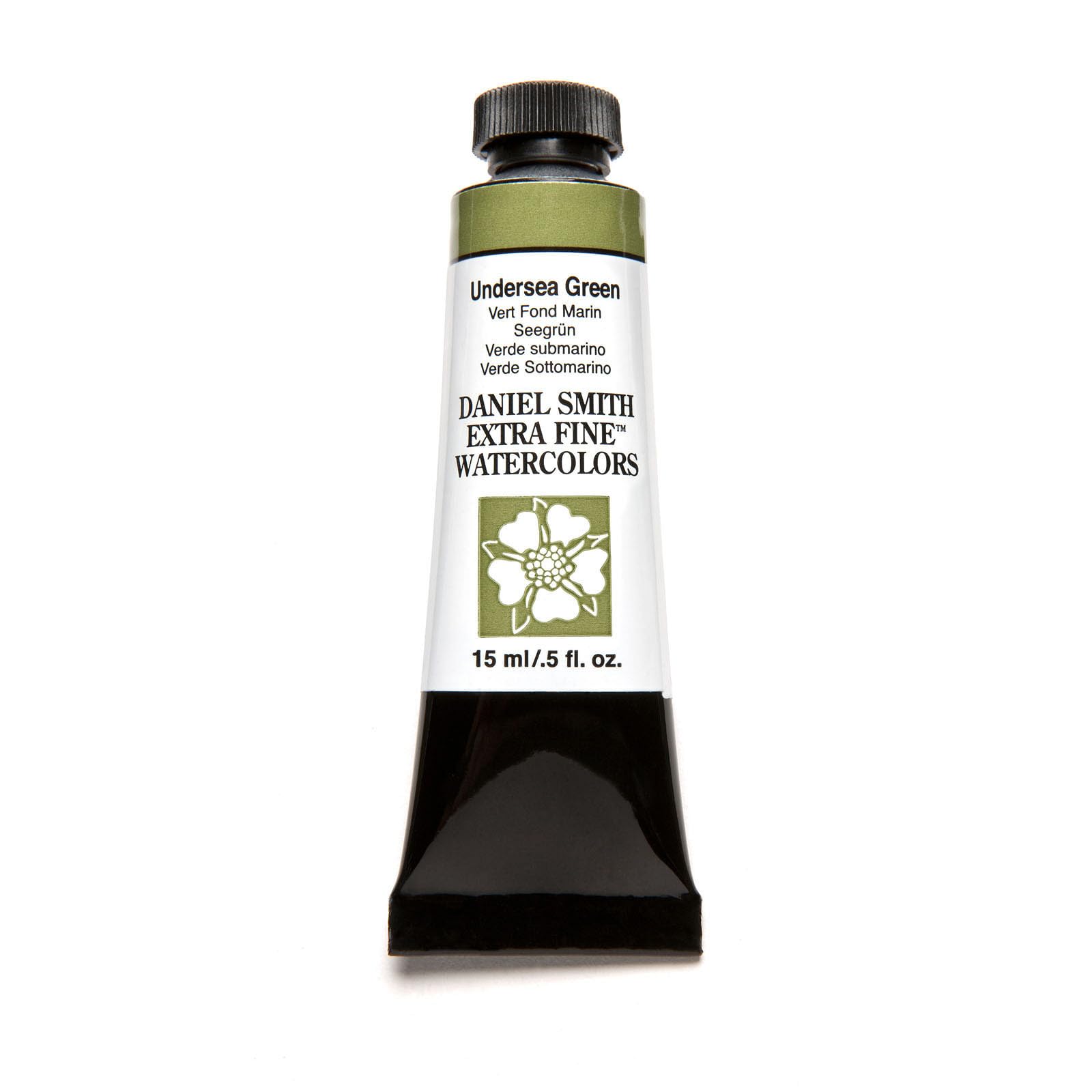19093 Extra Fine Watercolor 15ml Paint Tube, Undersea Green (284600109), 0.5 Fl Oz (Pack…