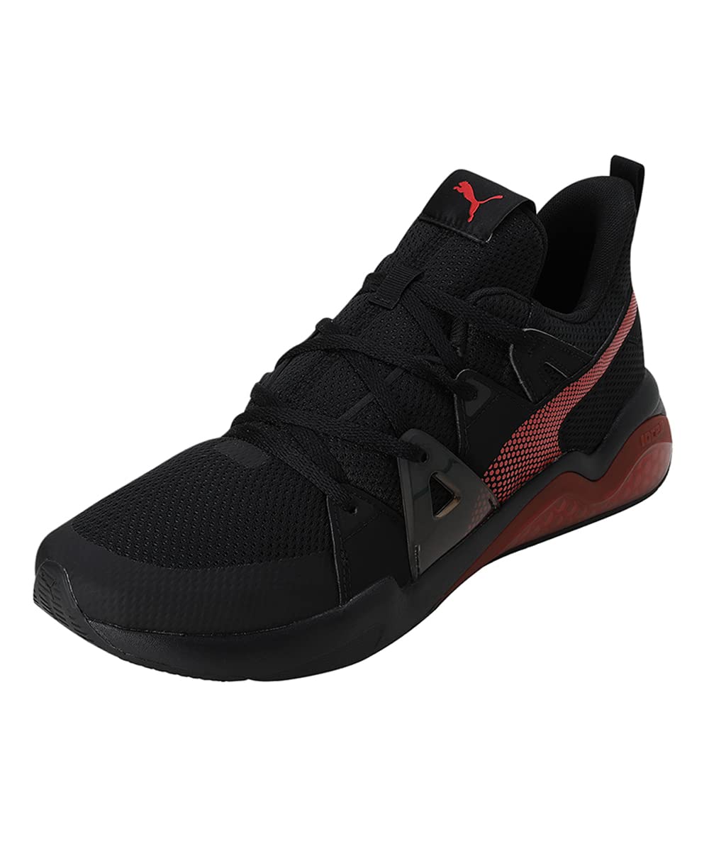 Puma Mens Cell Fraction Mesh Black-High Risk Red Running Shoe - 10 UK (37628104) (B09P51HTNK) Amazon Price History, Amazon Price Tracker