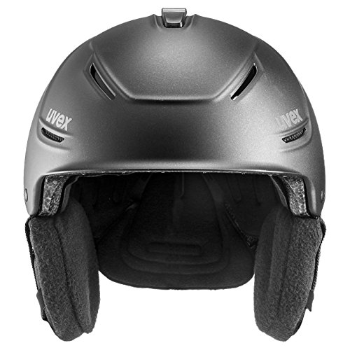 Uvex, Casco da Sci P1US, Nero (Black Met Mat)