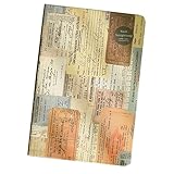 Design vintage: risuonando con eleganza, questo notebook a rivista retrò esclusivamente riflette un'atmosfera retrò europea senza arricchita con illustrazioni intricate, offrendo ispirazione per dare vita alle tue idee