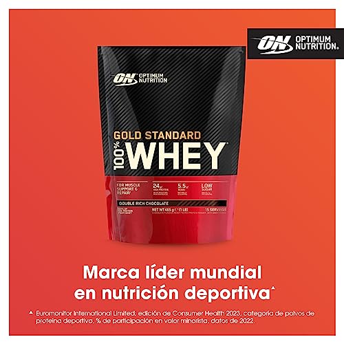 Optimum-Nutrition-Gold-Standard-100-Whey-Proteina-en-Polvo-para-Recuperacion-y-Desarrollo-Muscular-con-Glutamina-Natural-y-Aminoacidos-BCAA-Sabor-Double-Rich-Chocolate-15-Dosis-450-g