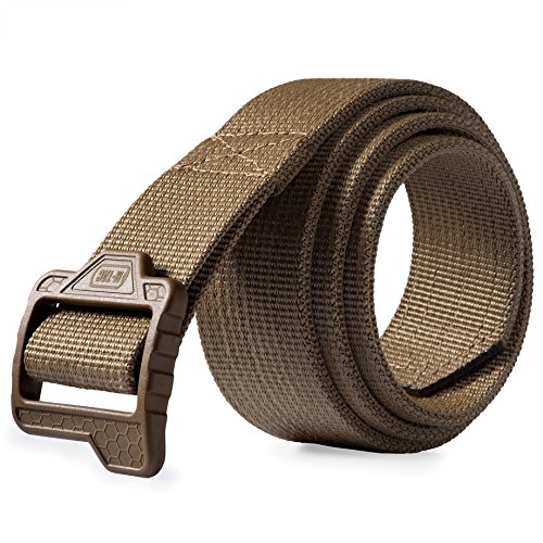 M-Tac Double Duty Tactical Belt - Military Webbing Nylon Utility Belt Plastic Buckle