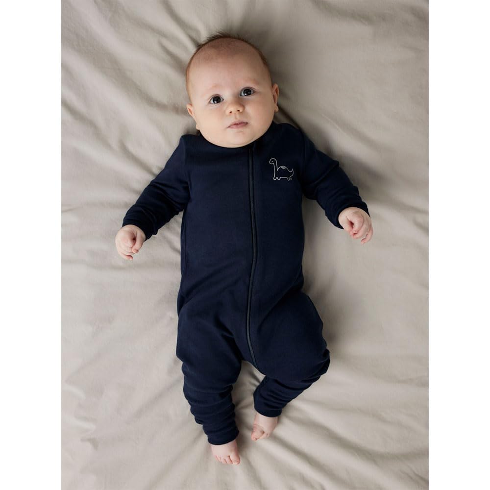 NAME IT Męski kombinezon Nbmnightsuit 2P Zip Ff Grey Dino Noos (2 sztuki), szary melanż, 74