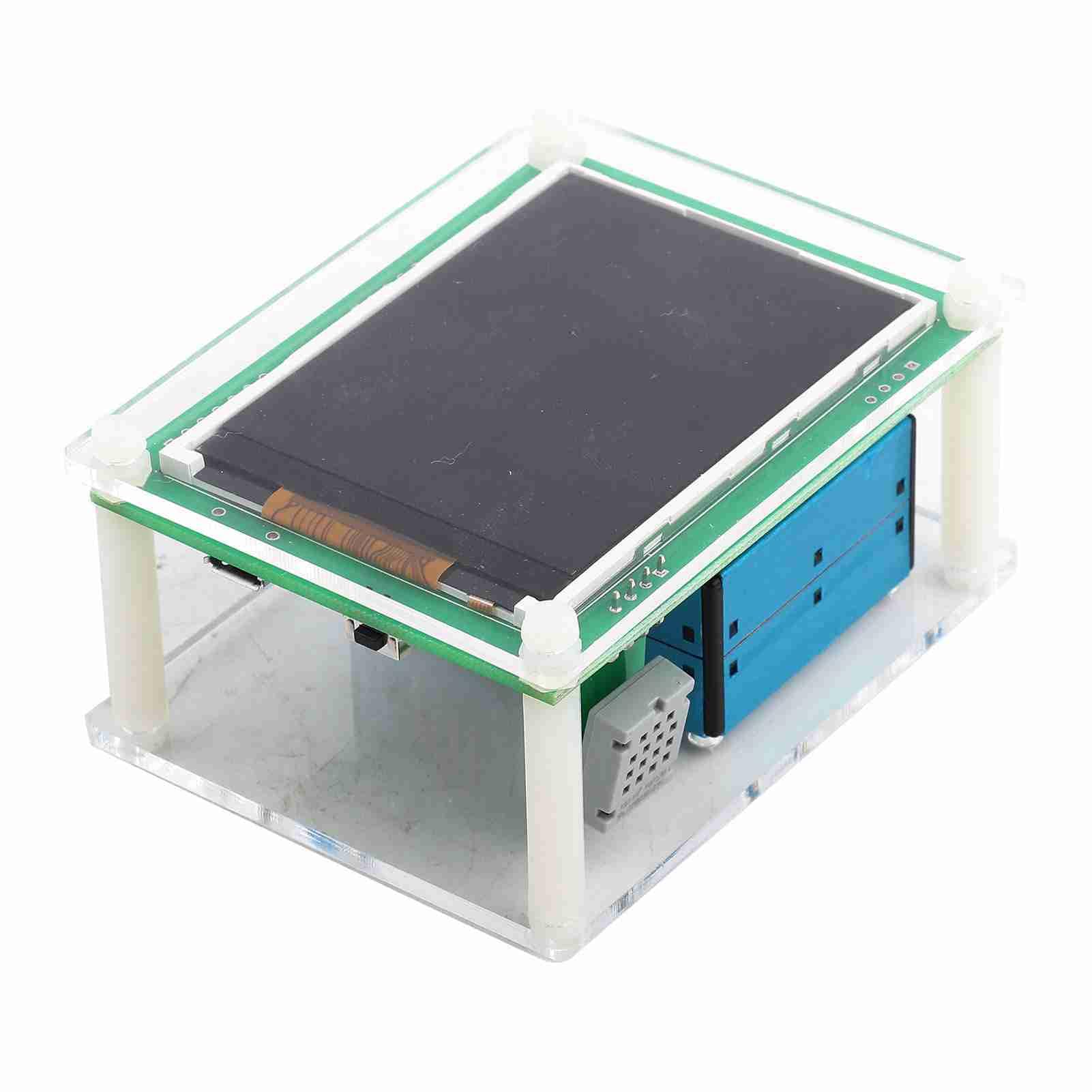 Fockety Detector de Calidad del Aire con Pantalla TFT 2,8 para PM1.0 PM10.0 PM2.5, Coche de Oficina en Casa Al Aire Libre