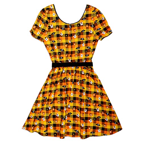 Loungefly Stitch Shoppe Disney Mickey and Minnie Spooky Gingham Laci Dress3