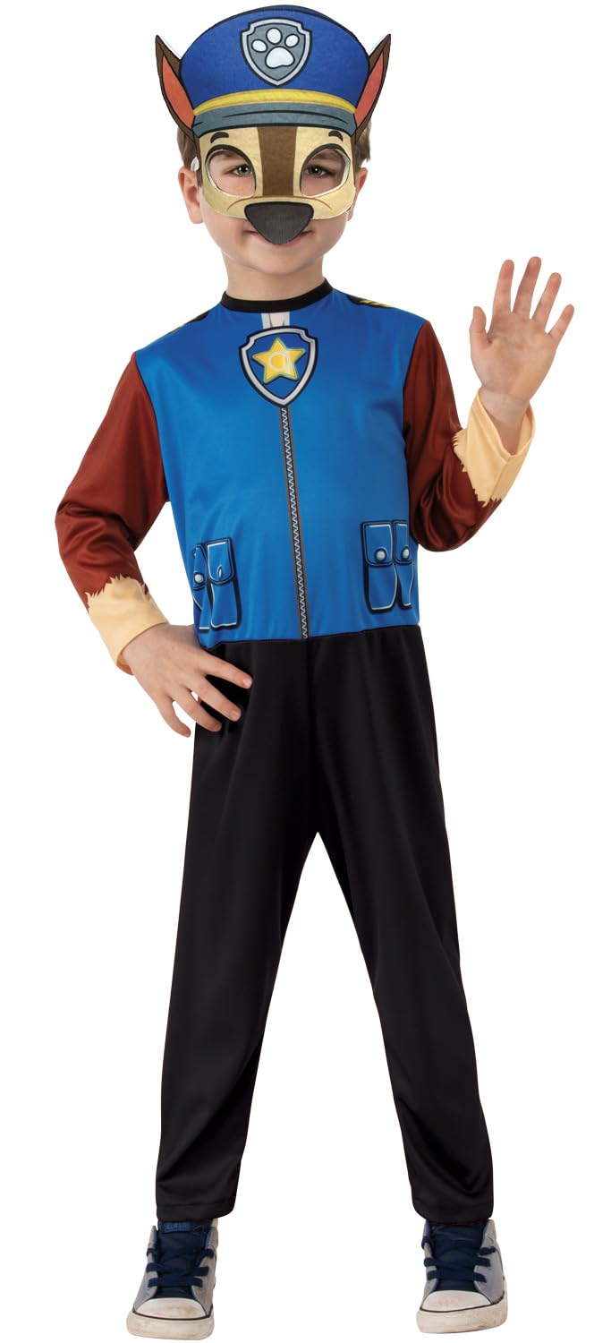Rubies - Official Nickelodeon Paw Patrol Chase Costume Top - One Size 3-4 Years