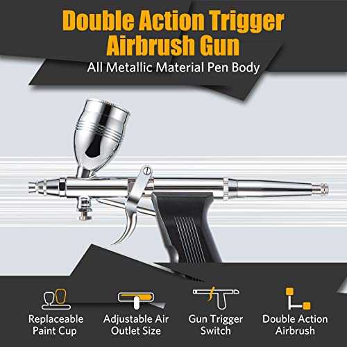 Betybedy AKAB-001 Airbrush Kit, Air Brush Painting Set thumb #1