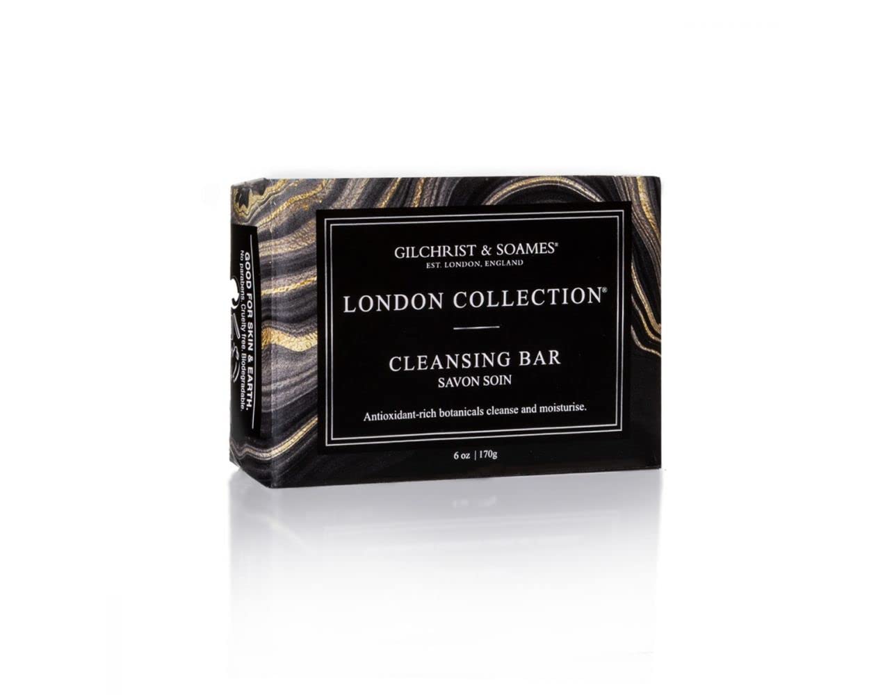 Gilchrist & Soames London Aloe Hand & Body Bar Soap – Natural Moisturizing Wash with Crisp, Clean Scent – Triple Milled, Sulfate-Free, Paraben-Free,