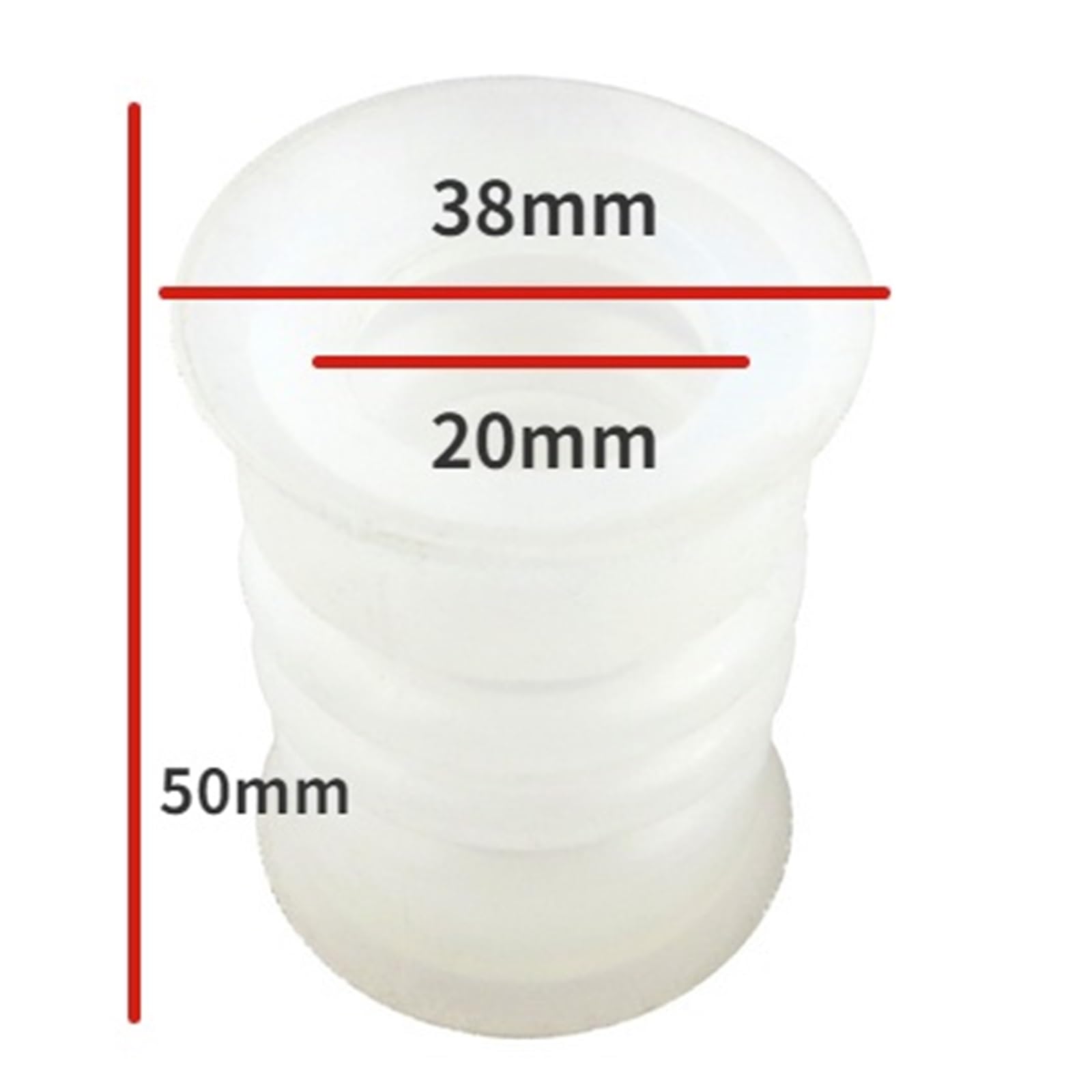 Joints Silicone Qualité Alimentaire Pour Machine à Glace Molle (5 Pièces) - Compatibles Donper, Joints I Et H