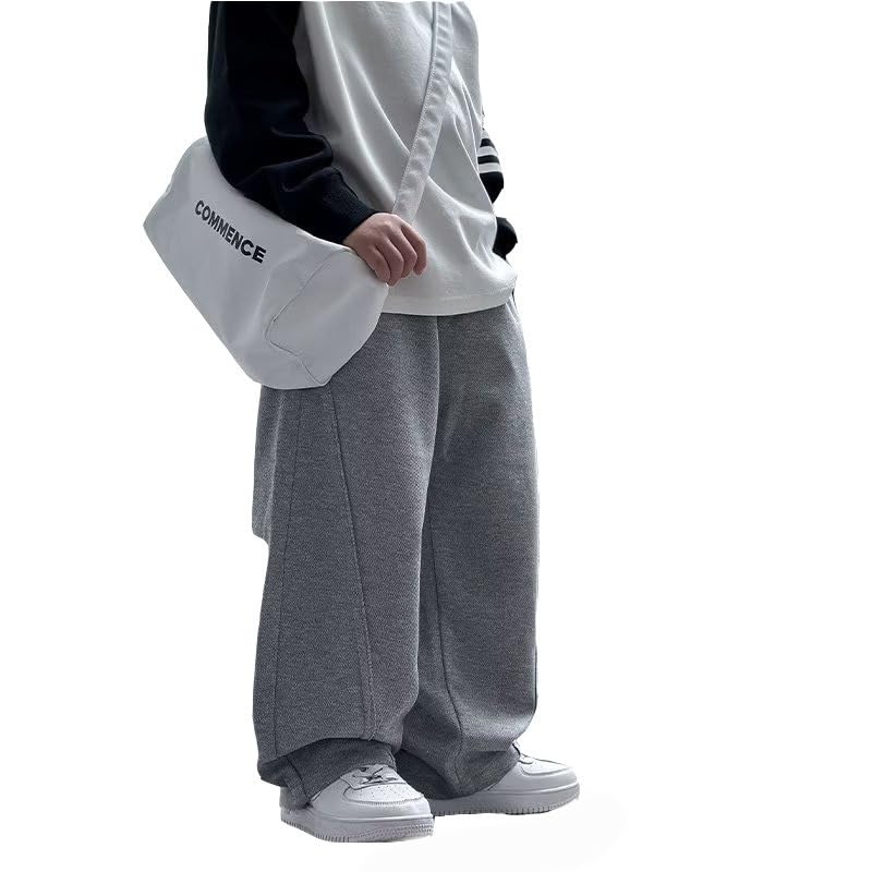 Boys' Elastic Fleece Sweatpants Active Joggers for Kids Oversized Sweatpants for Juniors Casual and Sports Wear