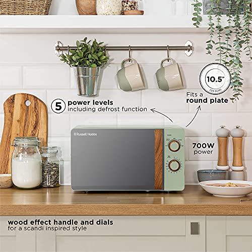 Russell-Hobbs-RHMM713MG-N-Microondas-manual-17-L-mango-y-esferas-color-verde-mate