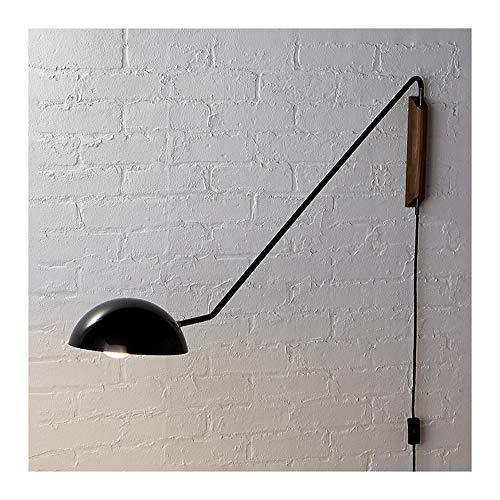 Luminaire moderne en fer AMUCK avec appliques murales à angle réglable et bras articulé