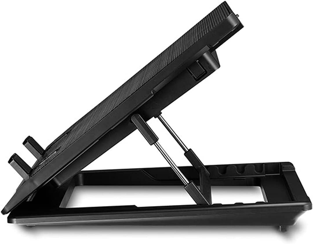 Chłodziarka Laptopa Ultra-cienka Podkładka Chłodząca Do Laptopa Regulowana 160mm Cichy Wentylator Podstawa Chłodnicy Notebooka 0-15 Cali Stojak