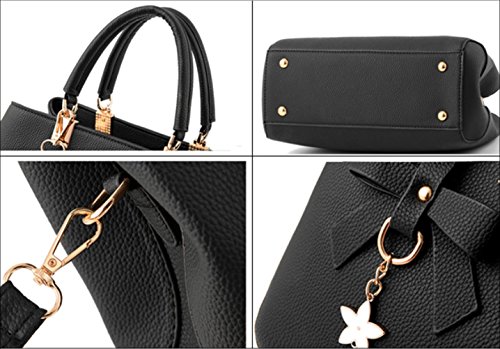 Bolso Tote para mujer de cuero sintético Dreubea miniatura 5