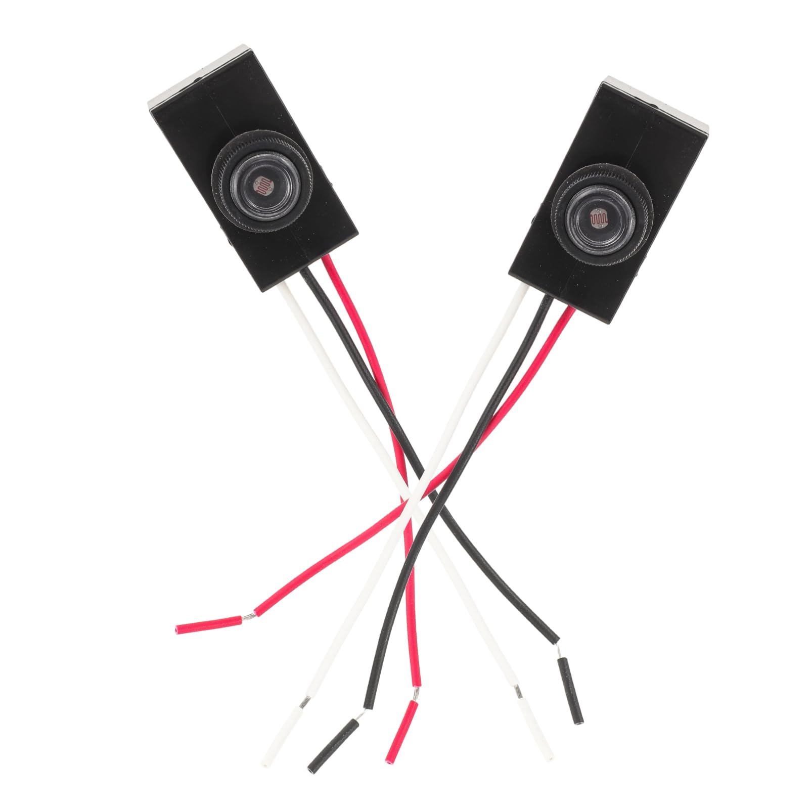 HOMSFOU 2pcs 120V Outdoor Hard-Wired Post Eye Photocell Sensor for Outdoor Lights
