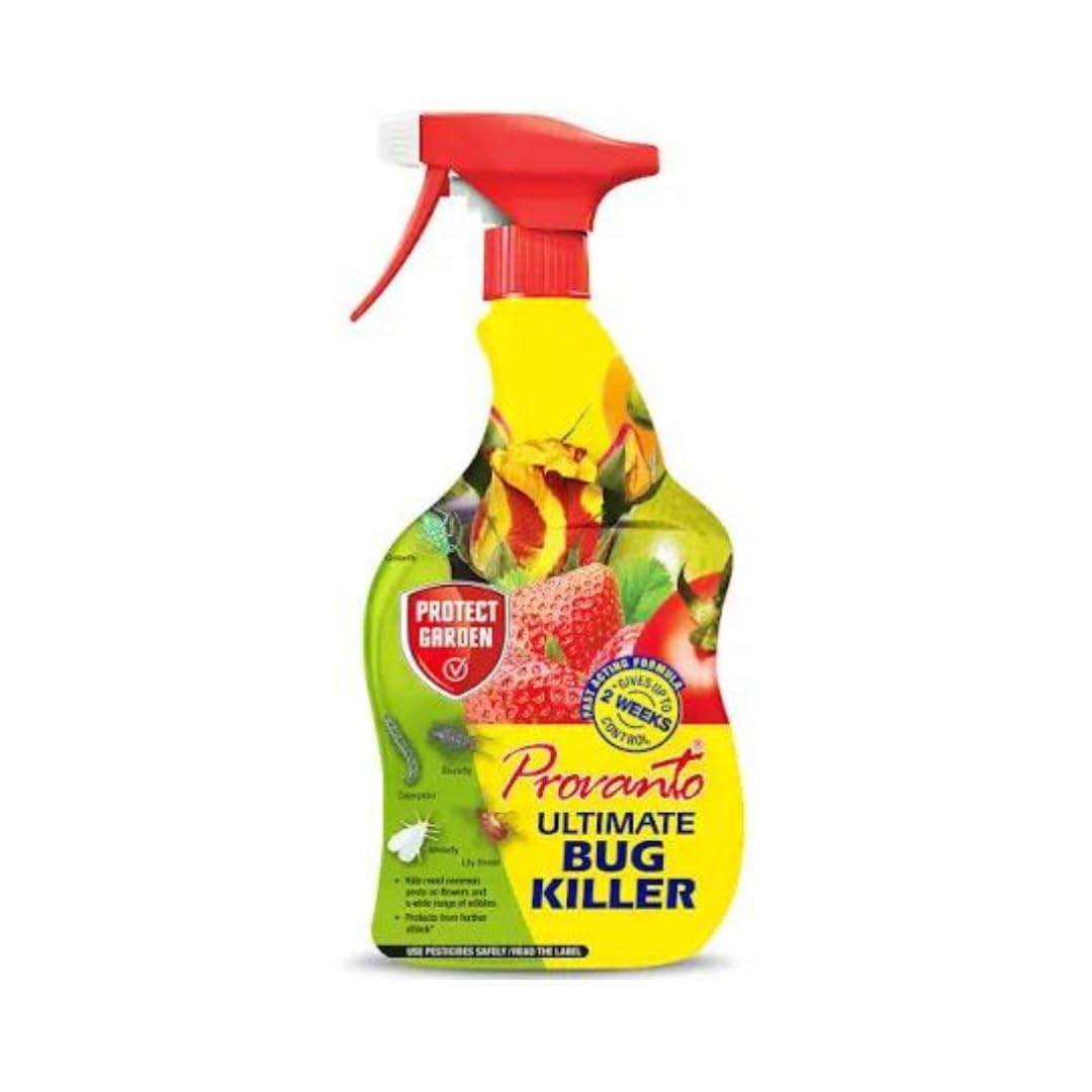 Fast Action Bug Killer 1L With Thank You Sticker - Ready To Use Provanto Ultimate Bug Killer - For Outdoor Garden Use