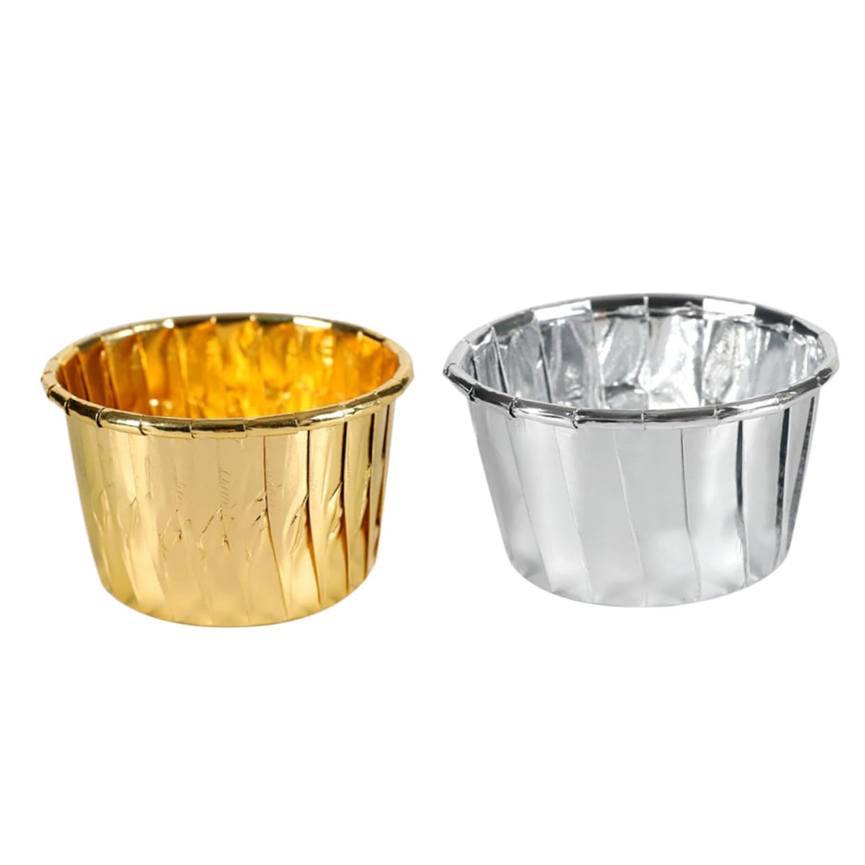 ABOOFAN Lot de 2 Caissettes à Muffins en Papier Résistantes à La Chaleur Anti-fuites Décoratives pour Mariages 100 Pièces