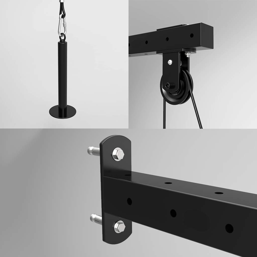 Sistema De Polea De Cable Para Gimnasio, Máquina Desplegable De Fitness Mejorada LAT Y Elevación Para Gimnasio En Casa, Pasador De Carga Mejorado Con Capacidad De 660 Libras Para Entrenamiento De