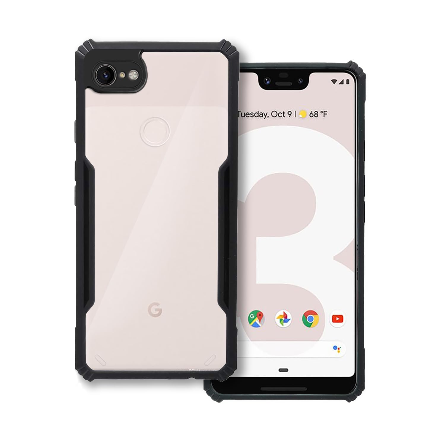 NAFS Case Cover Compatible with Google Pixel 3XL TPU, Bumper Transparent Cover Shockproof Drop Protective Clear Bumper Case Back Cover for Google Pixel 3XL (B0CF61XPWN) Amazon Price History, Amazon Price Tracker