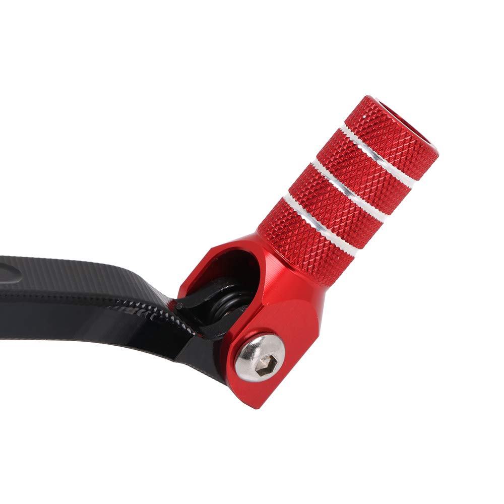 AnXin Pedale del cambio CNC per moto CRF250R 2010-2015, rosso