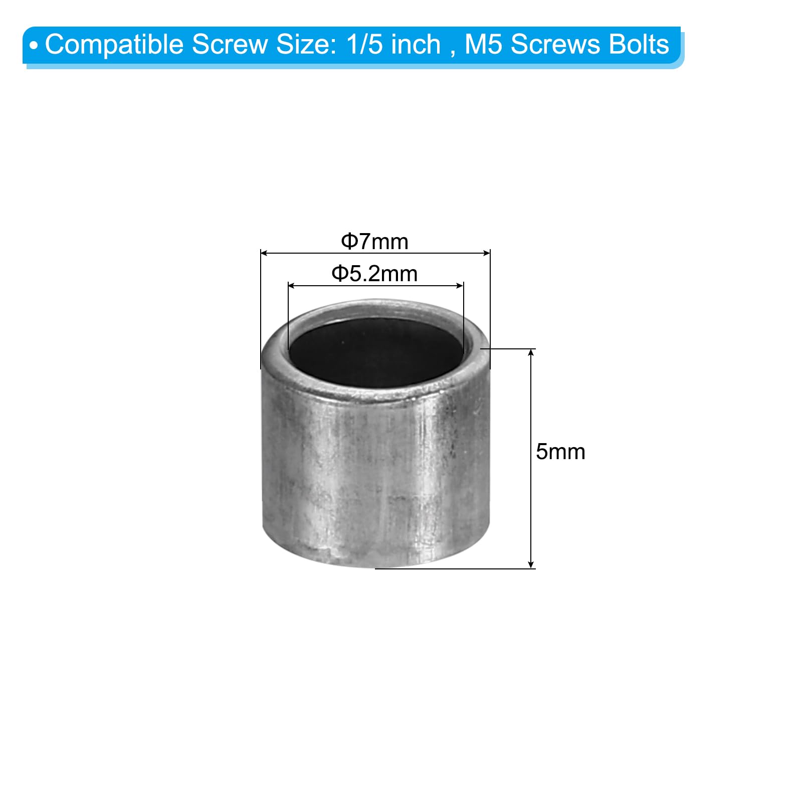 PATIKIL M5 Steel Spacers - Image 2