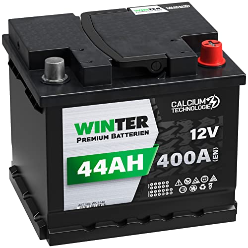 WINTER Premium Autobatterie 44Ah 12V statt 42Ah 45Ah 47Ah