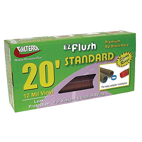 Image of Valterra D04-0016 EZ Flush 20' Bronze Standard Drain Hose