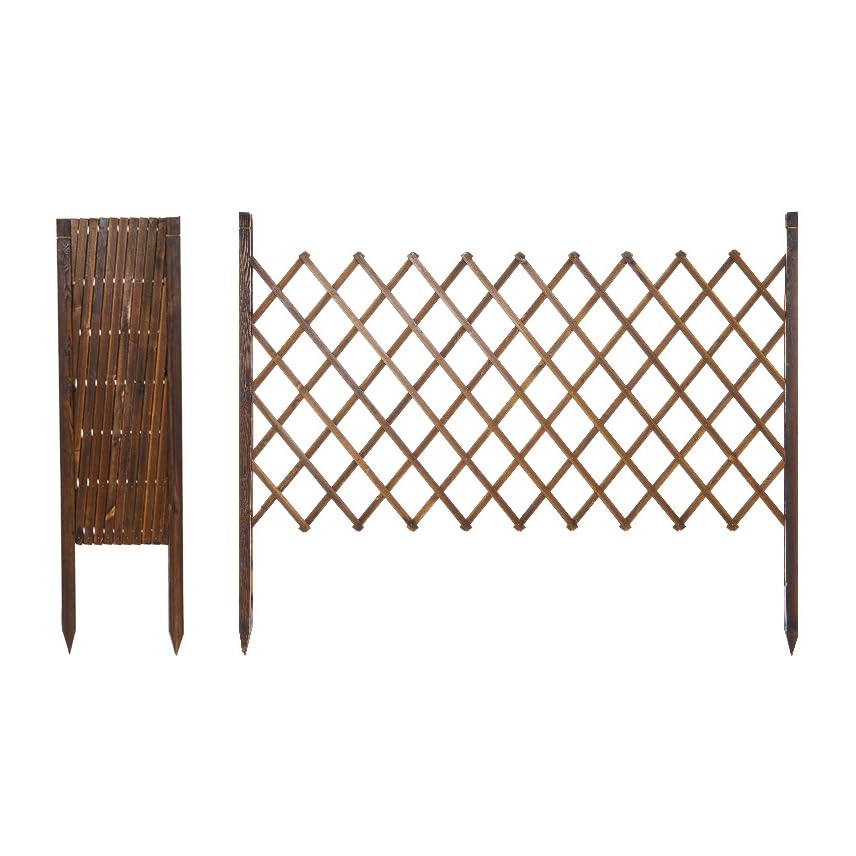 Erweiterbare Holzgitter-Paneele für den Garten, 150 cm,...