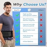 KkaFFe Back Brace for Men Women, Tourmaline Magnetic Back Braces for Lower Back, Self Heating & Soothing Back Support Belt, Lumbar Support Belt for Herniated Disc/Sciatica (Medium) - Image 6