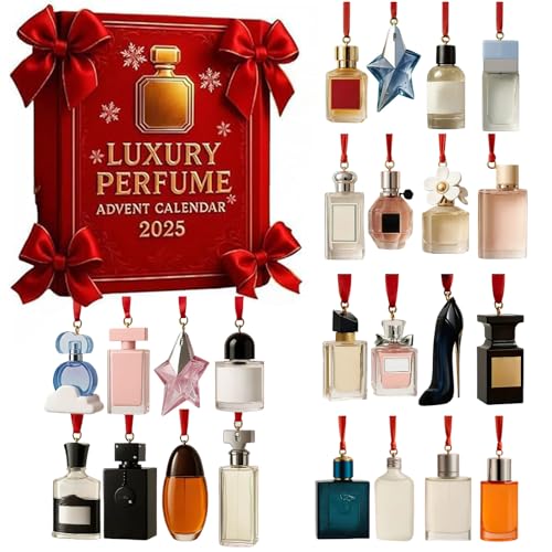 Calendario de Adviento con perfume de lujo de Navidad 2025, 24...