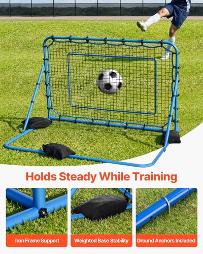 VEVOR Quick-Switch Soccer Rebounder Net