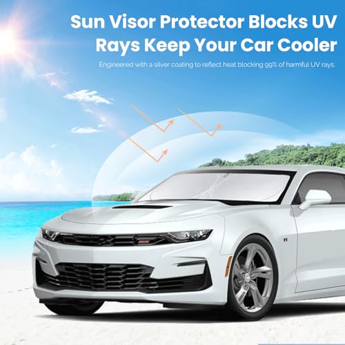 Image of for Chevy Camaro Coupe 2016-2025 2026 Windshield Sun Shade Sunshade