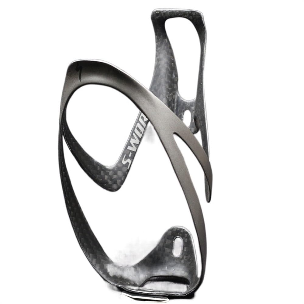 Porta Borracce Mtb Bicicletta in fibra di carbonio 3K Bollitore Cage 17G Bottiglia for biciclette Gabbie Strada da ciclismo Rosso(Red)