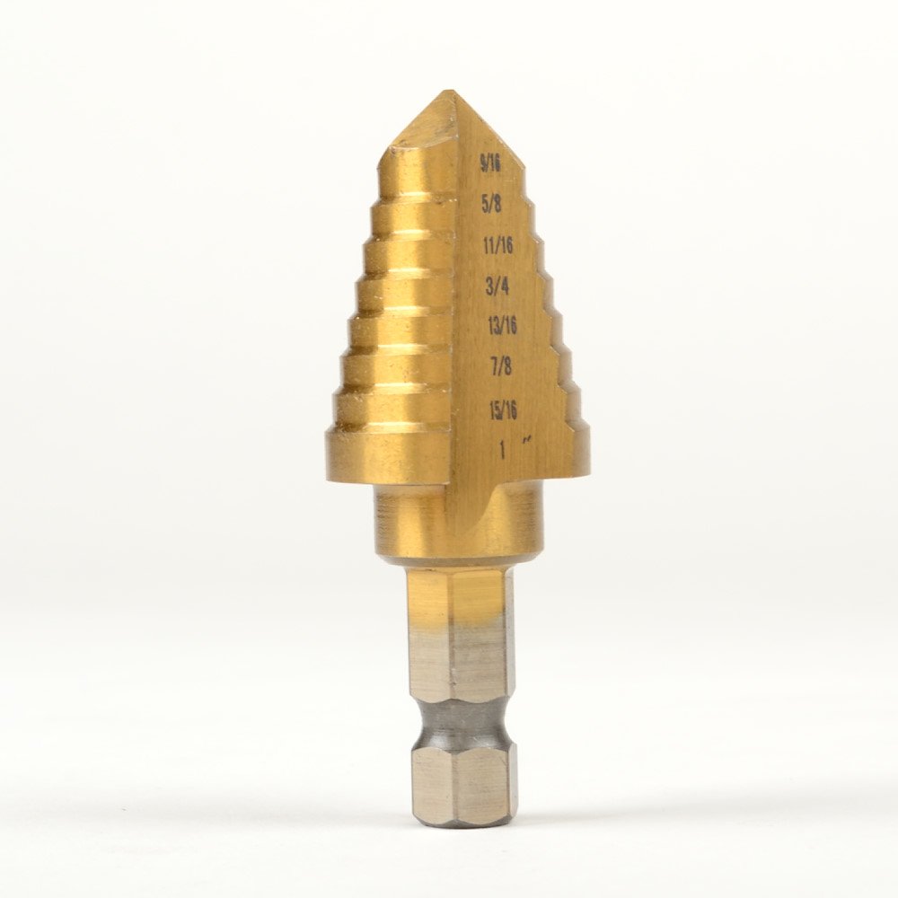 ATE Pro. USA 90047 Step Drill Bit, Quick-Change, 3/8