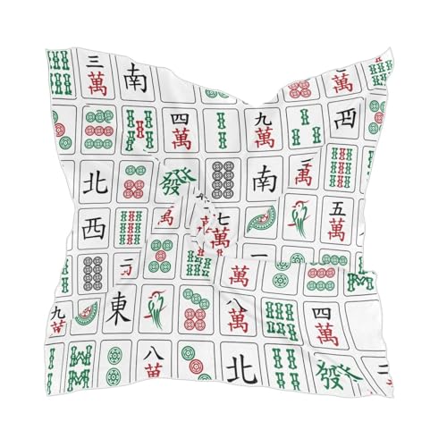 Silk Square Scarf for Women Lightweight Satin Headscarf Square Silk Hair Wrap for Sleeping