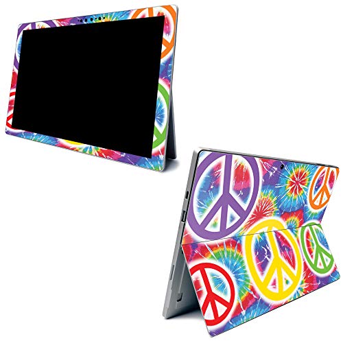 Image of MightySkins Carbon Fiber Skin for Microsoft Surface Pro 7 - Peaceful Explosion | Textured Carbon Fiber Finish | Easy to Apply, Remove, and Change Styles | Made in The USA