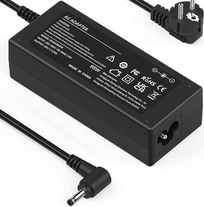 Cargador de 65 W para Lenovo Flex 4 5 6 Series Ideapad 310 310S 320 330 S145 310-14ISK 320-15IKB 330S-14IKB 110 110-14ISK Yoga 510 530-14IKB