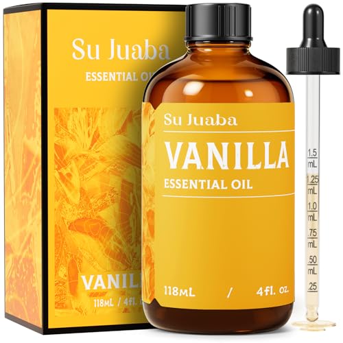 SU JUABA Vanilla Essential Oil - 4 Fl Oz
