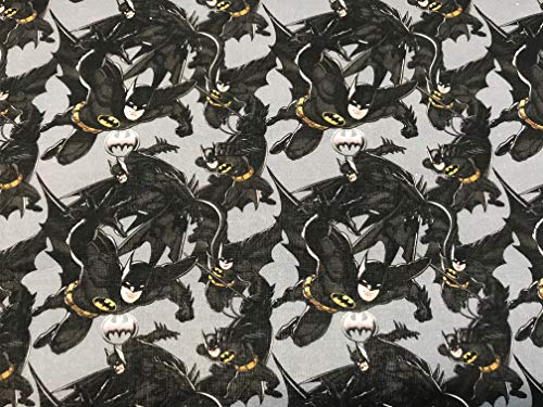 Tissu Batman 100 % popeline de coton 1 m x 140 cm Cover